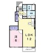 フォンモンターニュⅡＣ 1LDKの間取り