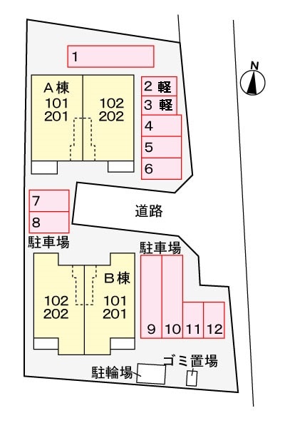 駐車場 ブランド　ラクーンＡ
