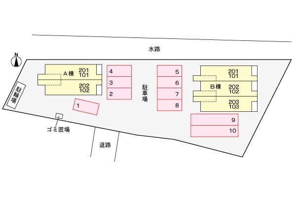 駐車場 ラ・フォーレ１０Ｂ