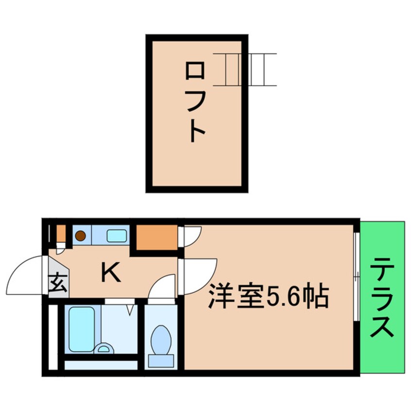 間取図 レオパレス高松町第３