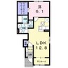 エベントⅢ 1LDKの間取り