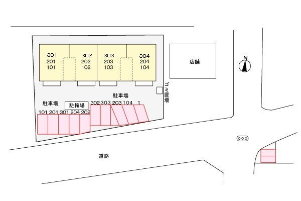 駐車場 ニューエルディム土居