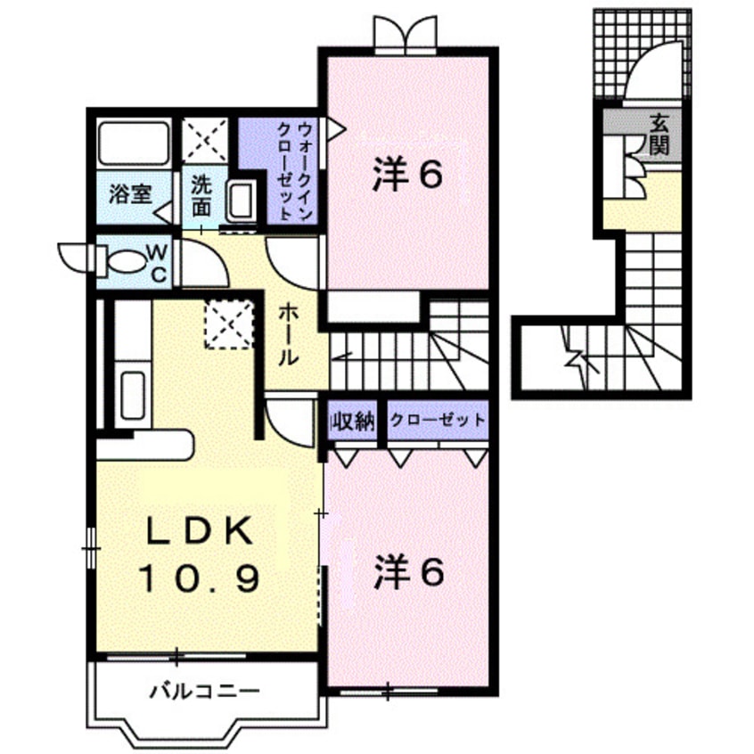 間取図 Ｇｒｅａｔ　Ｓｕｃｃｅｓｓ　Ｂ