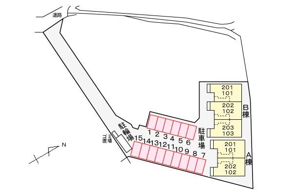 駐車場 リバティ　ゾーン　ナカヤマＡ