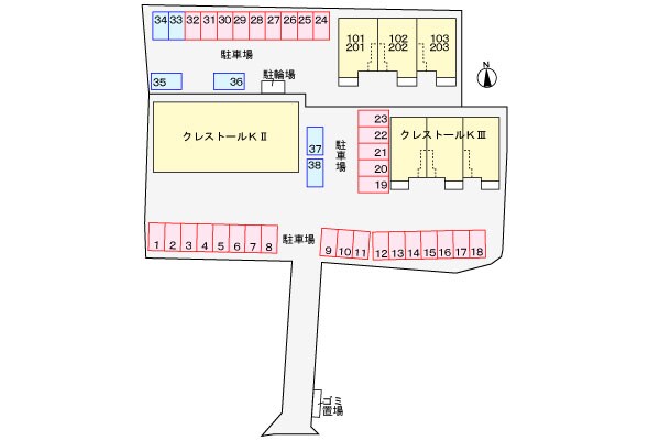 駐車場 クレストールＫⅣ