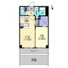 イーストレガシーレジデンス 1LDKの間取り