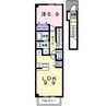 デフィ植村　Ｂ 1LDKの間取り
