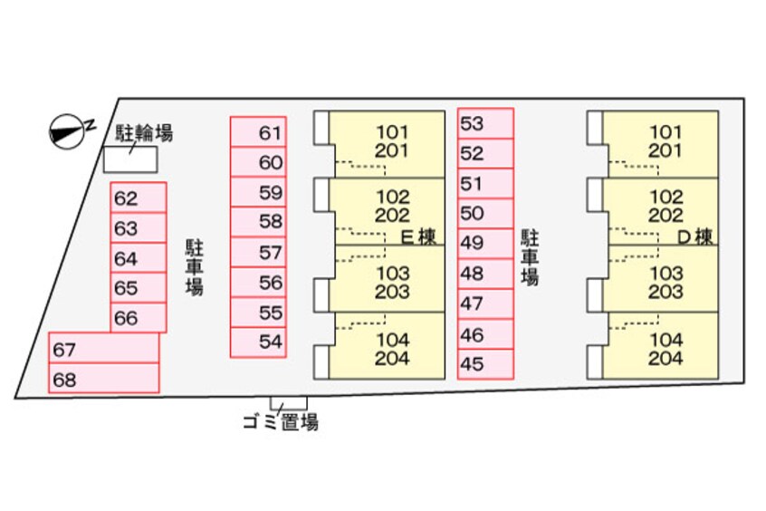 駐車場 ルーベル春日Ｄ