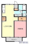 シューグランドール 1LDKの間取り