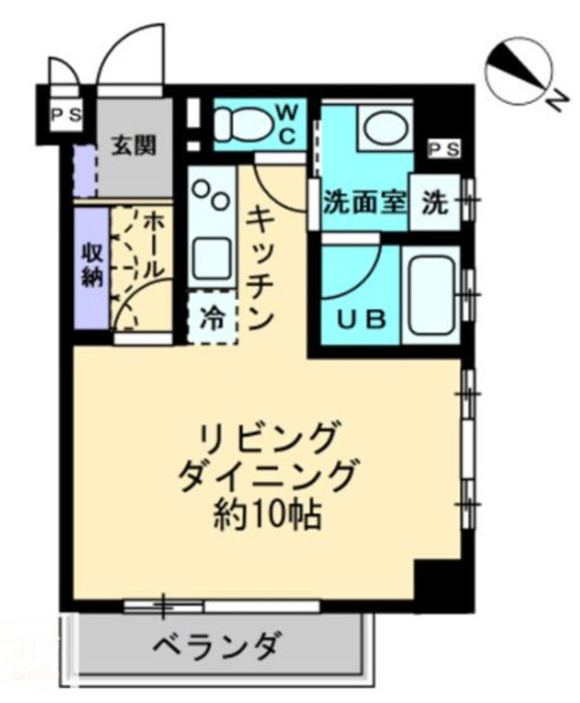 間取図 レアオリーブ中央通り