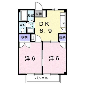 間取図 ミューズ松本Ⅱ