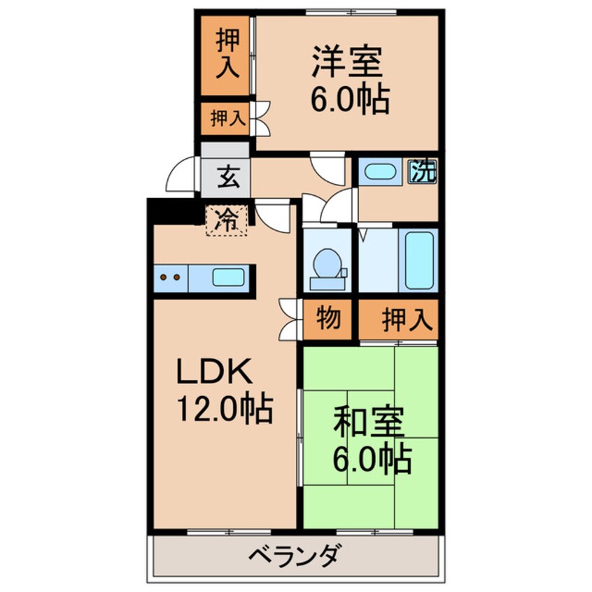 間取図 DMハイツB棟