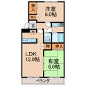 DMハイツB棟の間取図