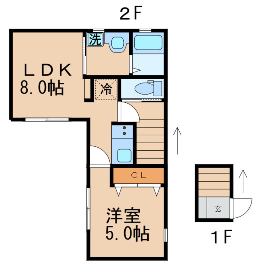 間取図 椿パレス