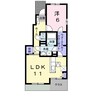 アリストガーデンⅣ 1LDKの間取り