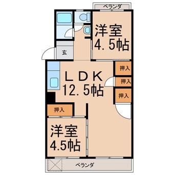 間取図 フラワーハイツ（花ノ宮町）