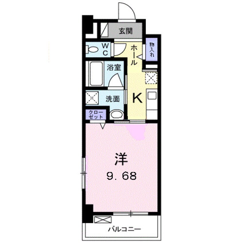 間取図 クラール花ノ宮