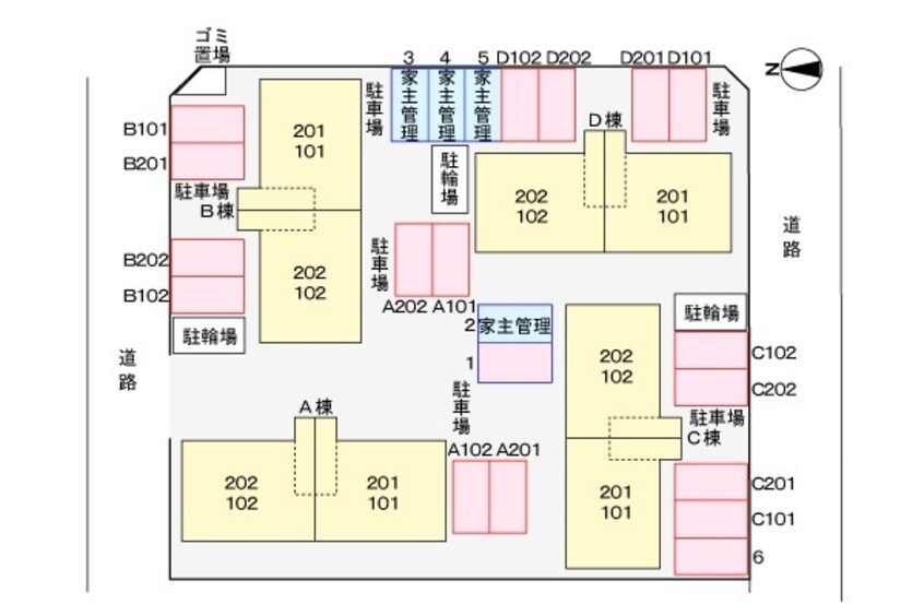 駐車場 プラドール今里Ｂ