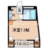 LiberoMⅡ（リベロエムツー） 1Kの間取り