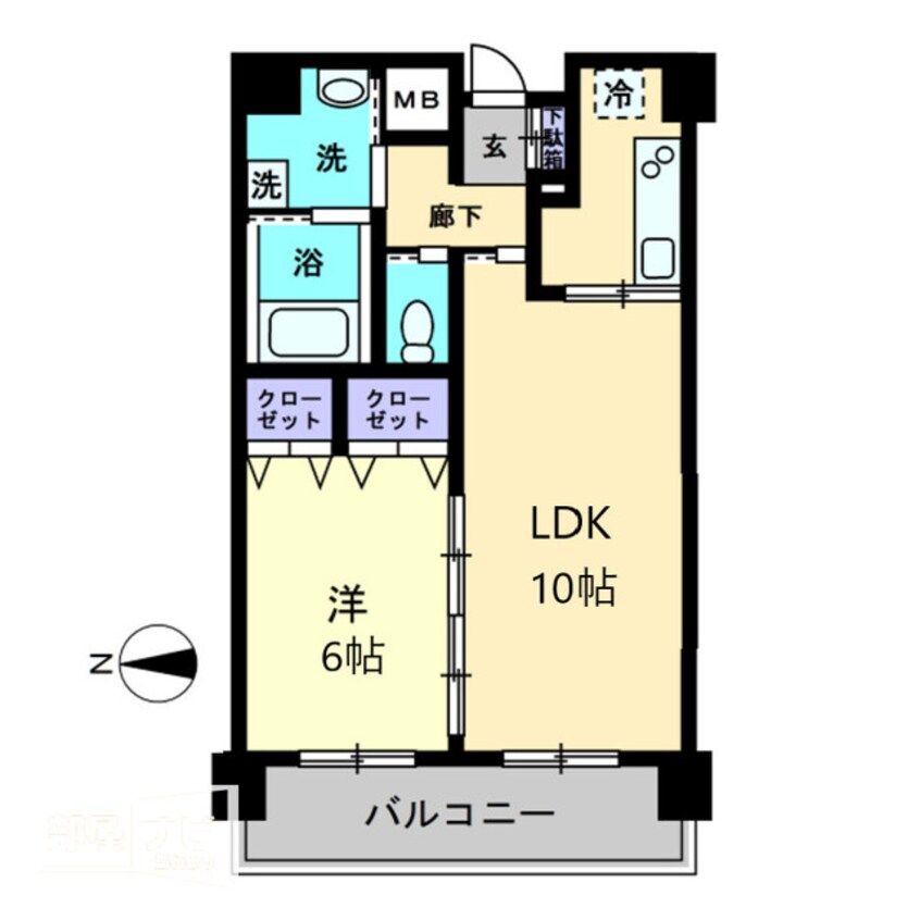 間取図 アルファレガロ栗林