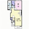 パル・ガーデン　６ 1LDKの間取り