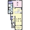 アンジュ・Ｙ 1LDKの間取り