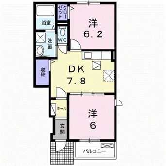 間取図 マウントビューかえで