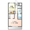 フェリーチェ 1LDKの間取り