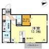 エストヴィアーレ 1Rの間取り