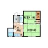 大阪屋マンション 2Kの間取り
