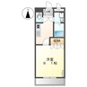 ワンダーハウス Ｂ 1Kの間取り