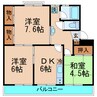 ルミエール富士 3DKの間取り