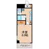 富士ソレイユ 1Kの間取り
