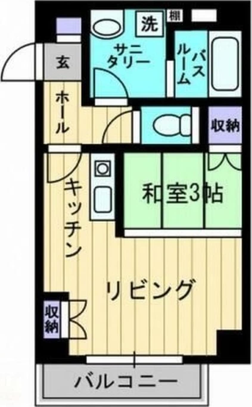 間取図 アディオ錦町