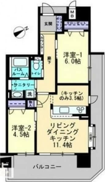 間取図 アルファライフ松島