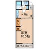 丸幸ビル 1Kの間取り