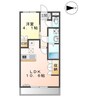 メゾン優 1LDKの間取り