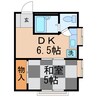 福岡レジデンス 1DKの間取り