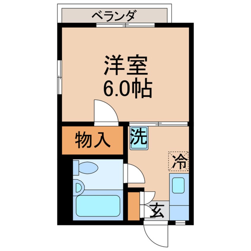 間取図 ハイツ芽生