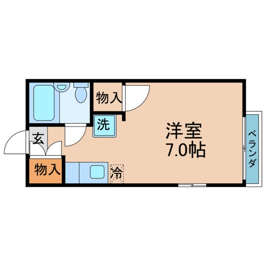 間取図 ハイツ芽生