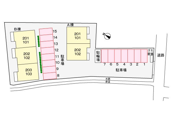 駐車場 ララ・メゾン　Ｂ