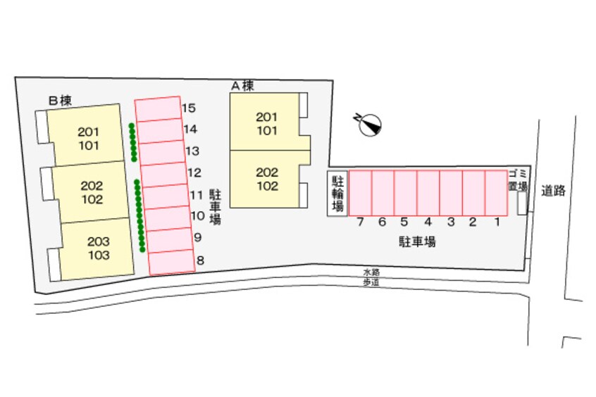 駐車場 ララ・メゾン　Ｂ