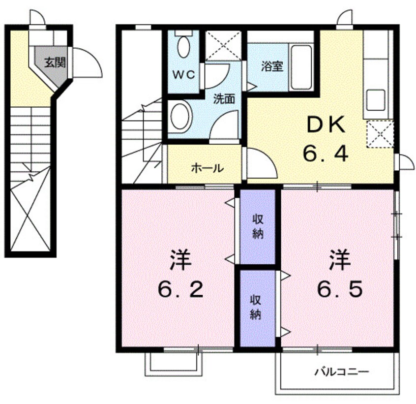 間取図 グレイスフル太田　Ｅ