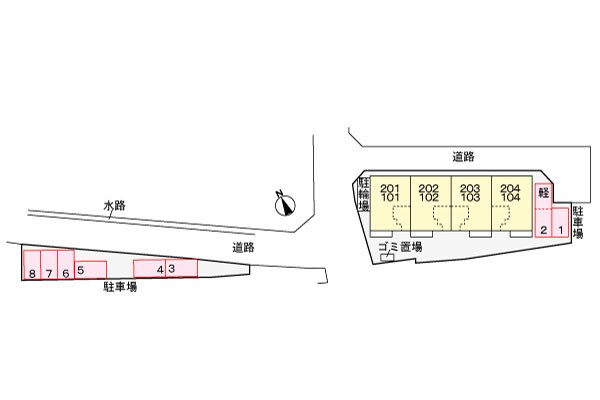 駐車場 Ｍ・Ｋハイツ