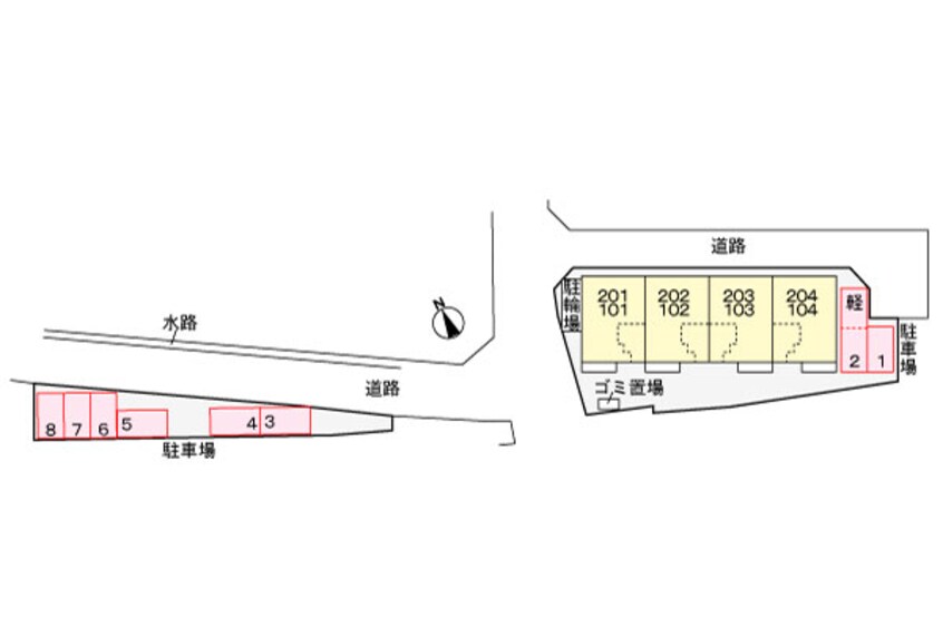 駐車場 Ｍ・Ｋハイツ