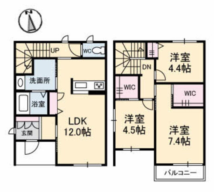 間取図 エスメゾン・オーブ