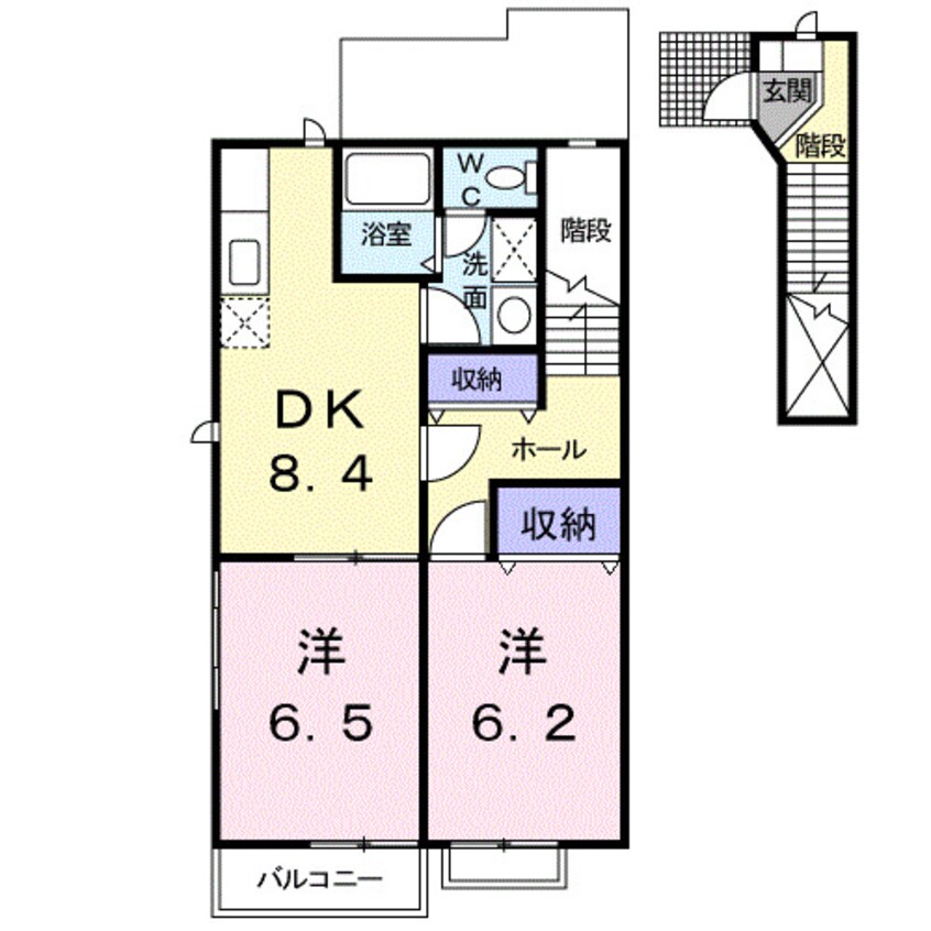 間取図 メゾン・ルージュ