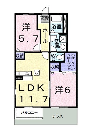 間取図 エルピーダＭ　Ｃ棟