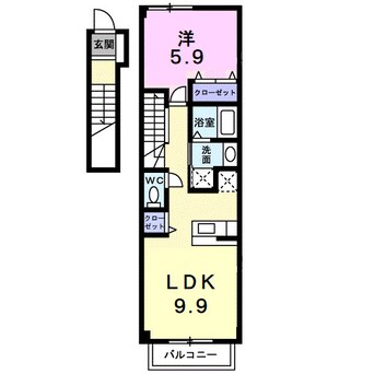 間取図 フルールＭ２