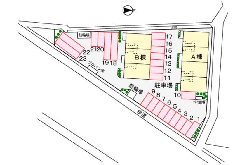 駐車場 サンライズｋ３　Ａ